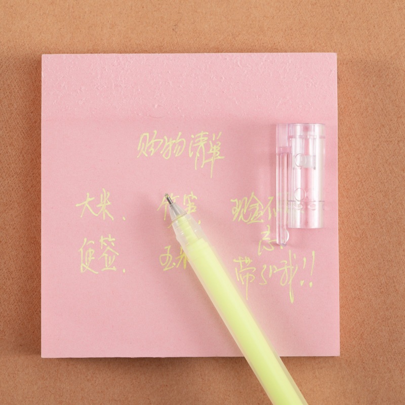 Mochao Bút Bi muchao Màu pastel Độ Bóng Cao Dung Tích Lớn Cho Học Sinh / Văn Phòng