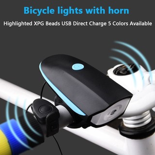 Nyy đèn pha xe đạp có còi và cổng sạc usb