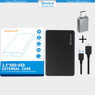 Box ổ cứng chính hãng ShuoLe, chuẩn SATA 3.0 - Dùng cho SSD/HDD 2.5"