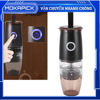 Máy xay hạt cà phê / hạt cà phê tự động sạc usb tiện dụng 5 bánh mokapick