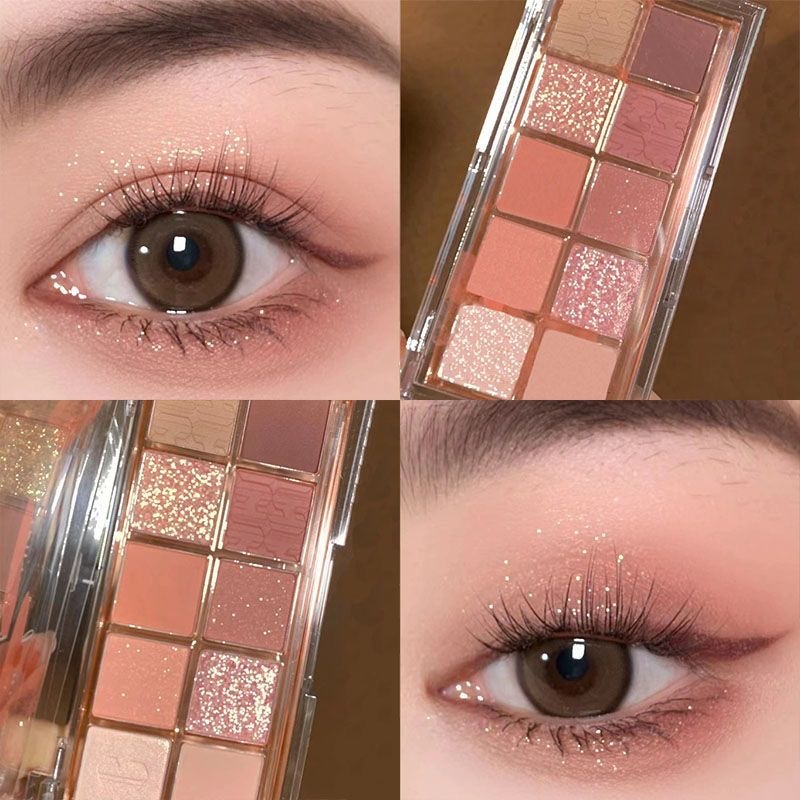 Bảng Phấn Mắt 10 Màu Chống Thấm Nước Và Mồ Hôi