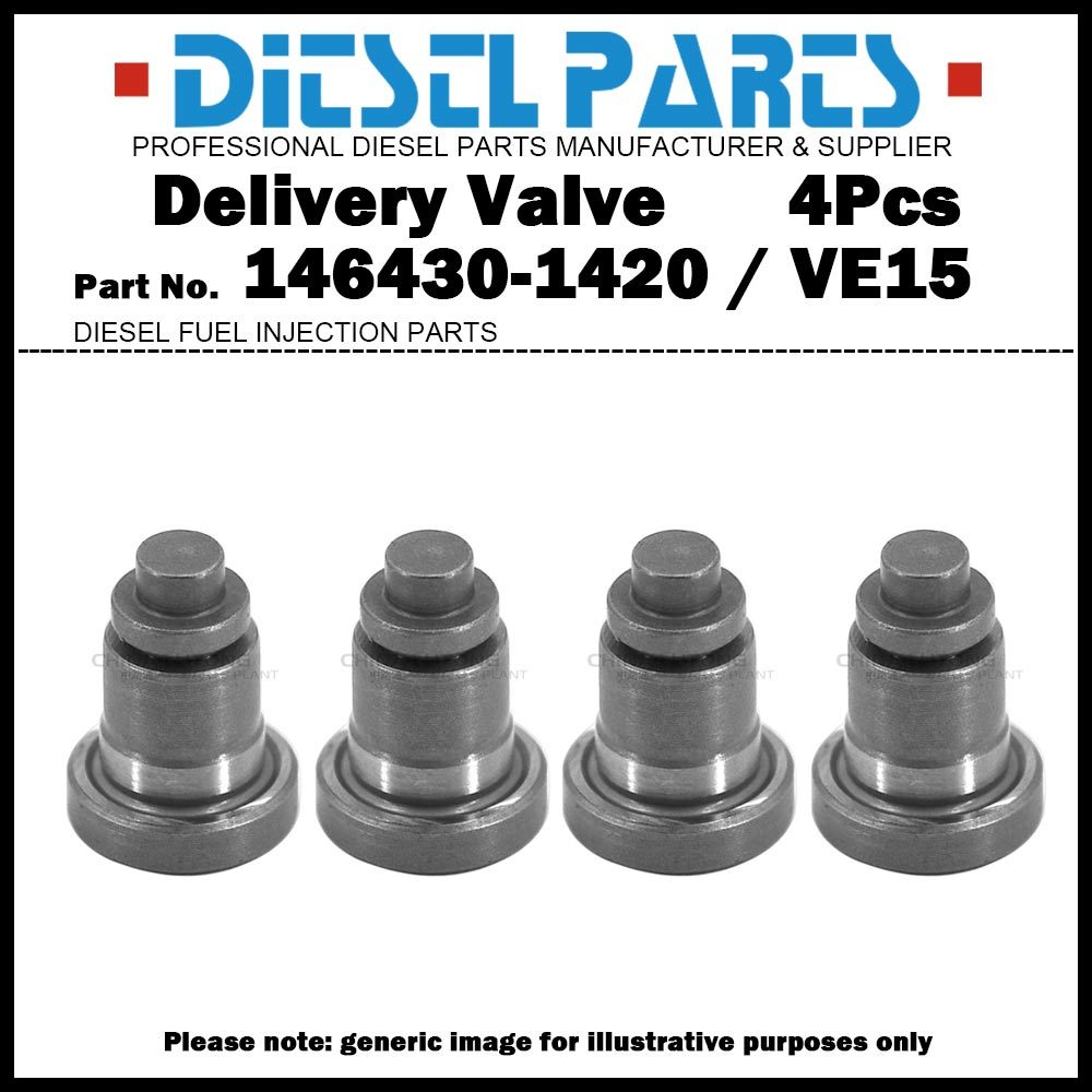 4 Van áp suất bơm phun Van giao hàng VE15 146430-1420 9413610127 Dành Cho ISUZU D-Max Elf Wizard 4JG