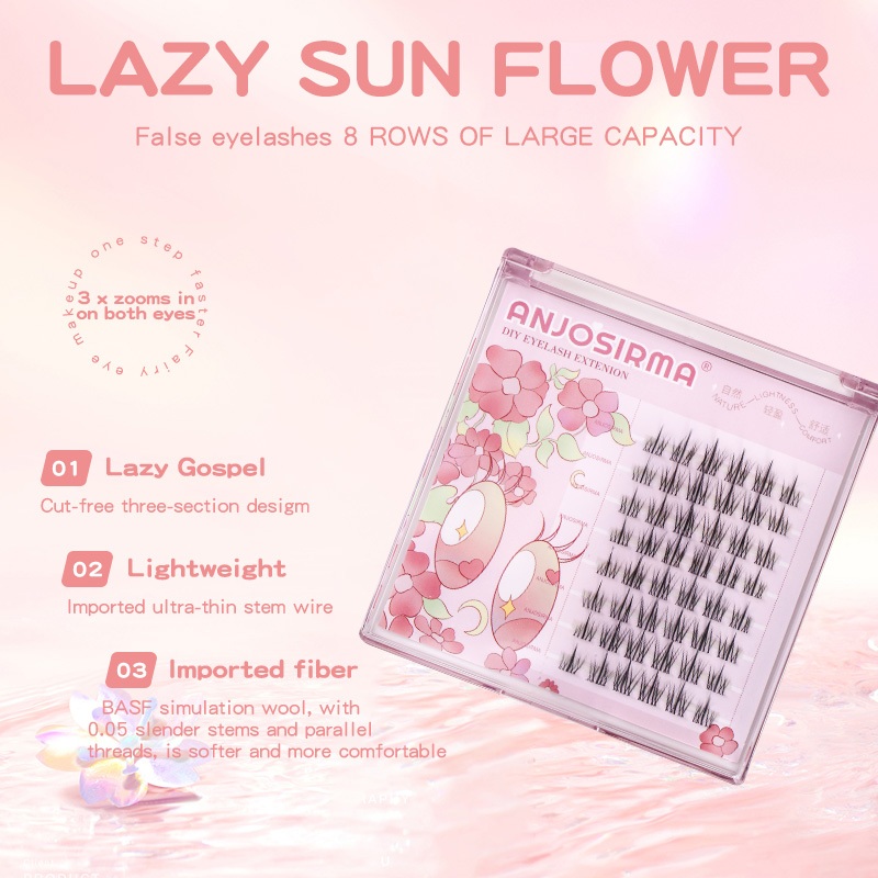 Lông Mi Giả 5 Hàng 11mm-12mm Tự Nhiên Chuyên Nghiệp