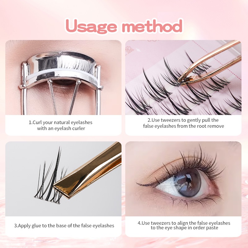 Hộp Lông Mi Giả 5 Hàng 11mm-12mm Tự Nhiên Và Chuyên Nghiệp