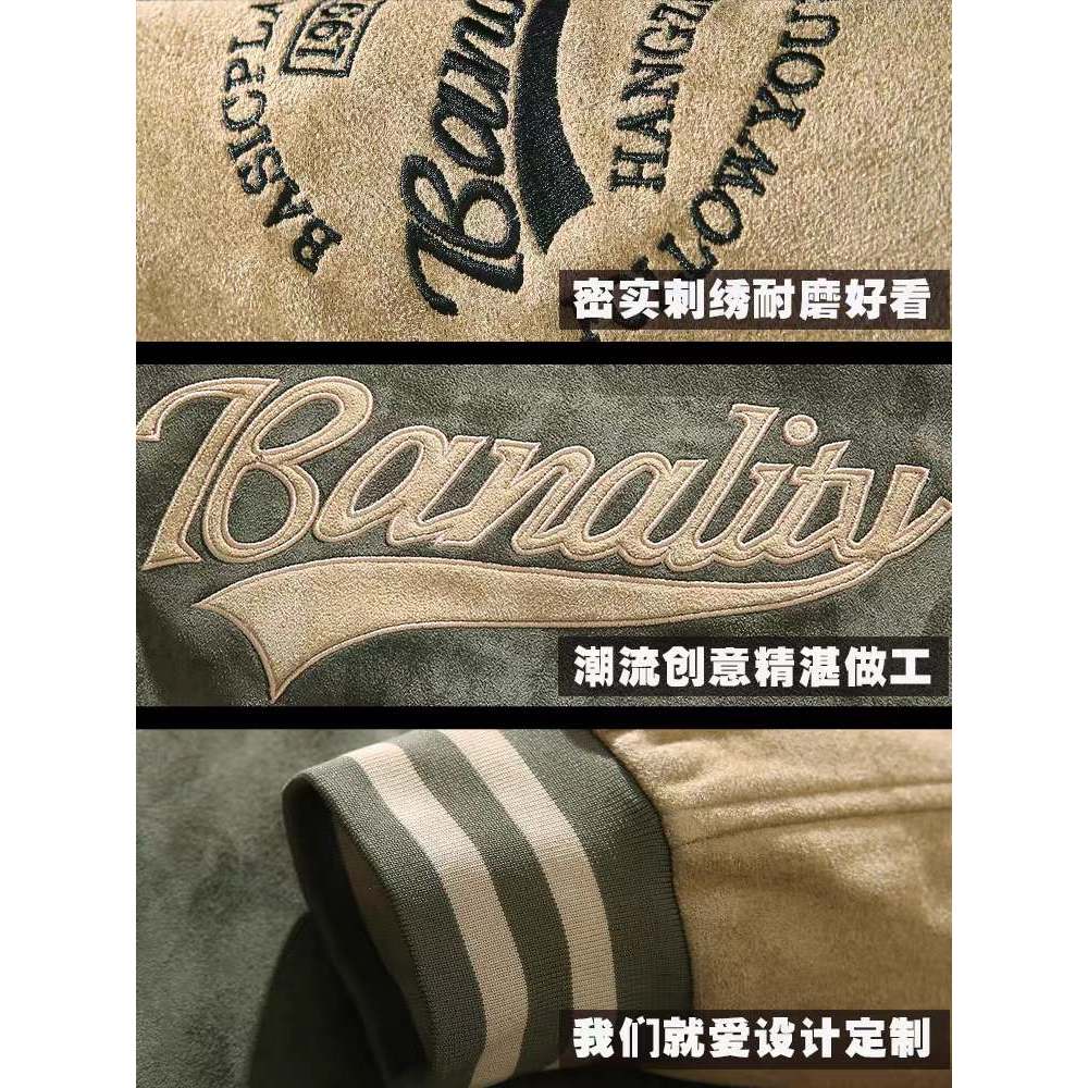 Hanlu Áo Khoác Bóng Chày Thời Trang Phong Cách Nhật Bản Cho Nam