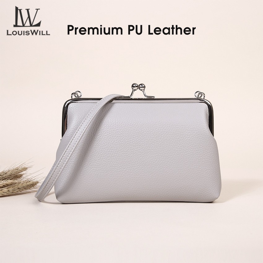 Louiswill Túi Đeo Chéo Đựng Điện Thoại Siêu Nhẹ Thiết Kế Đơn Giản Thời Trang Cho Nữ