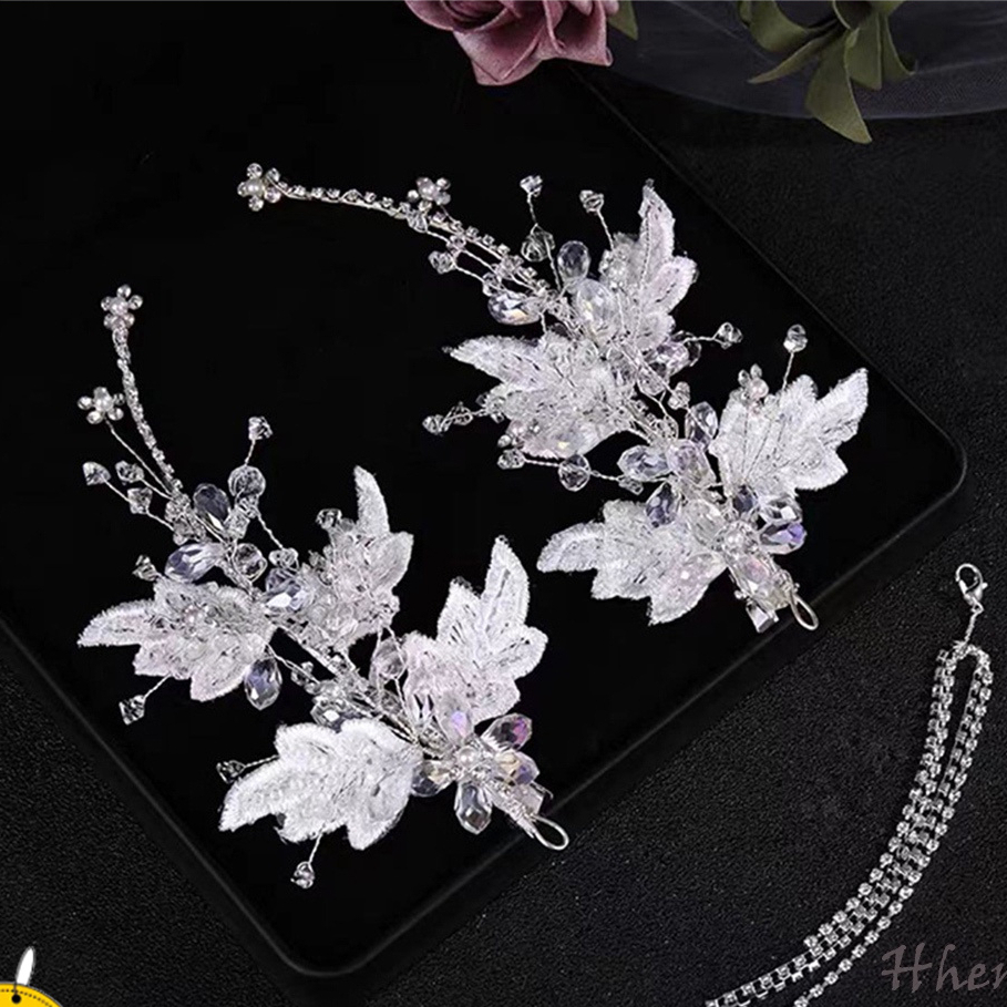YADORNOS 2pcs Cặp Kẹp Tóc Hình Cánh Hoa Nhiều Màu Sắc Phong Cách Hàn Quốc Cho Nữ