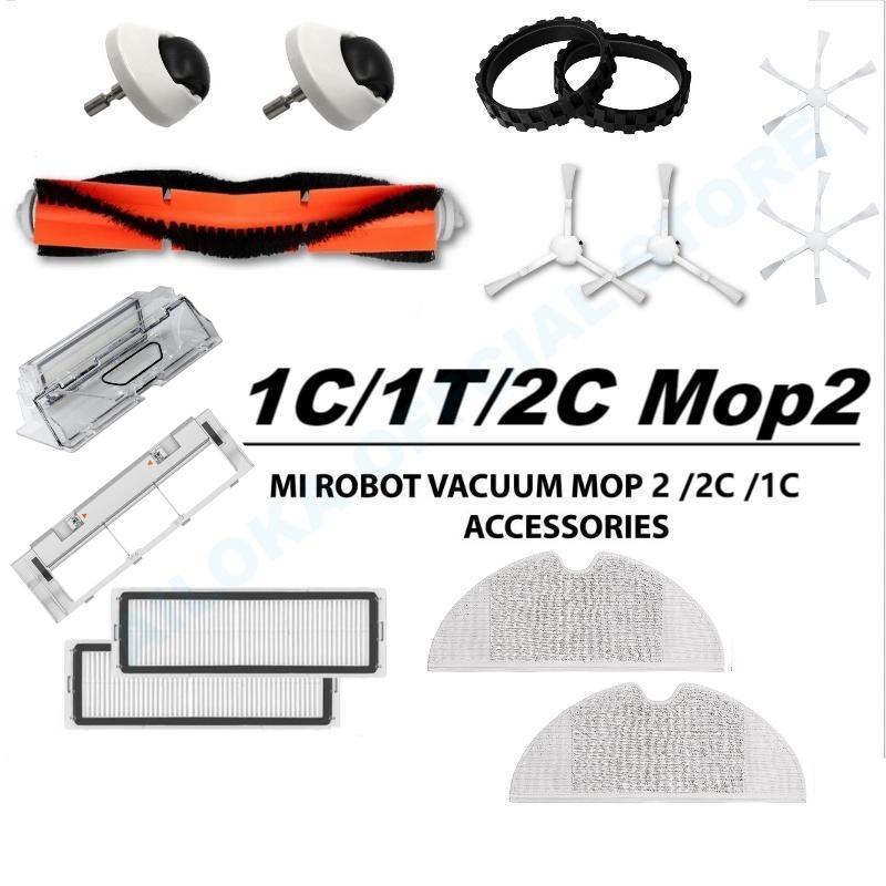 Phụ Kiện Cho Robot Hút Bụi For Xiaomi Mijia Mop / 1C / 2C / Mop2 / 1T Mop 2 Pro+ F9 STYTJ01ZHM / STYTJ02ZHM / STYTJ03ZHM / STYTJ05ZHM