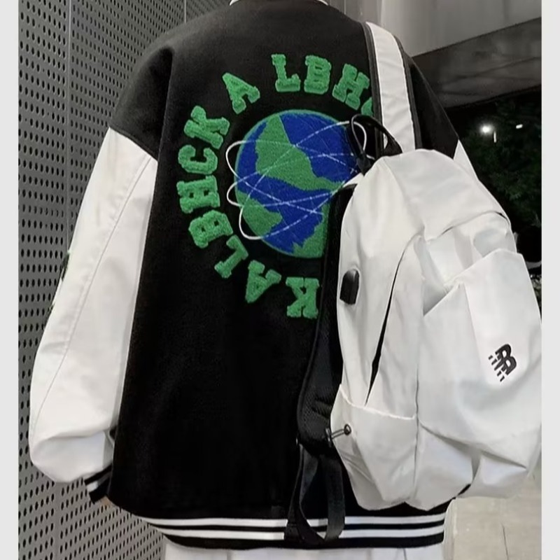 Áo Khoác Bóng Chày Thời Trang Phong Cách Hàn Quốc Cho Nam