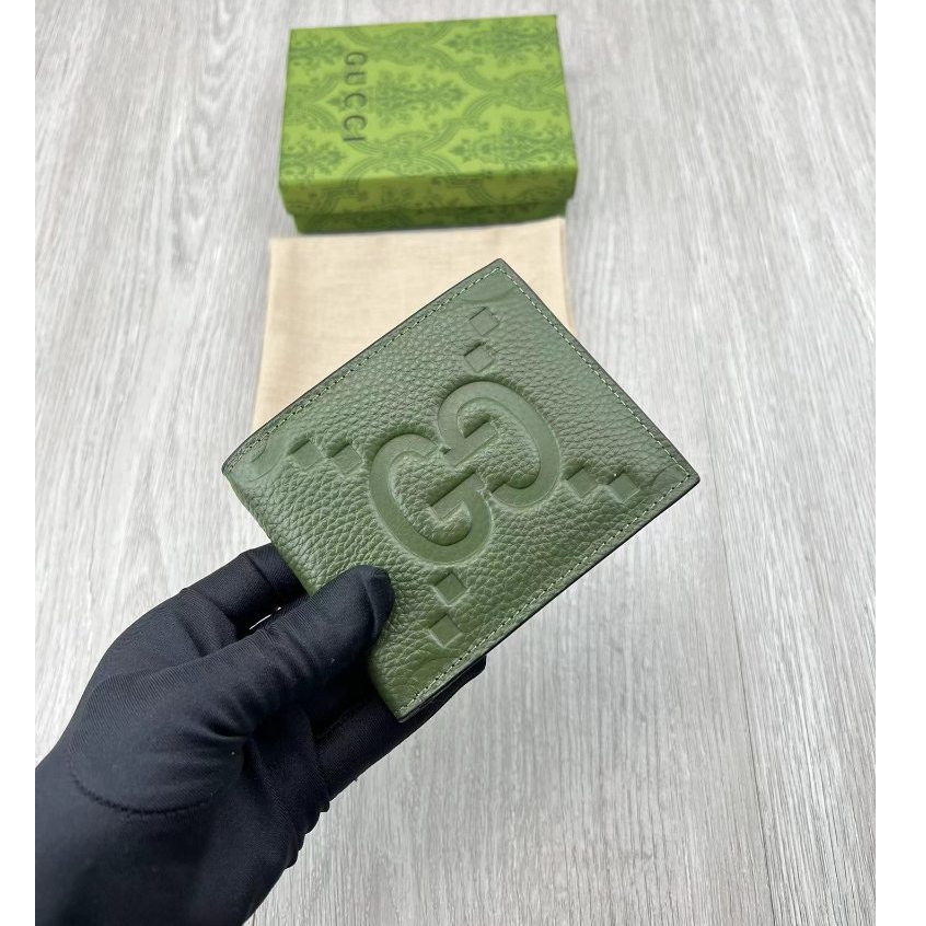 Ví gucci Chính Hãng 100% Màu Xanh Lá Đậm Phong Cách Doanh Nhân Thời Trang Cho Nam 739475 Hộp