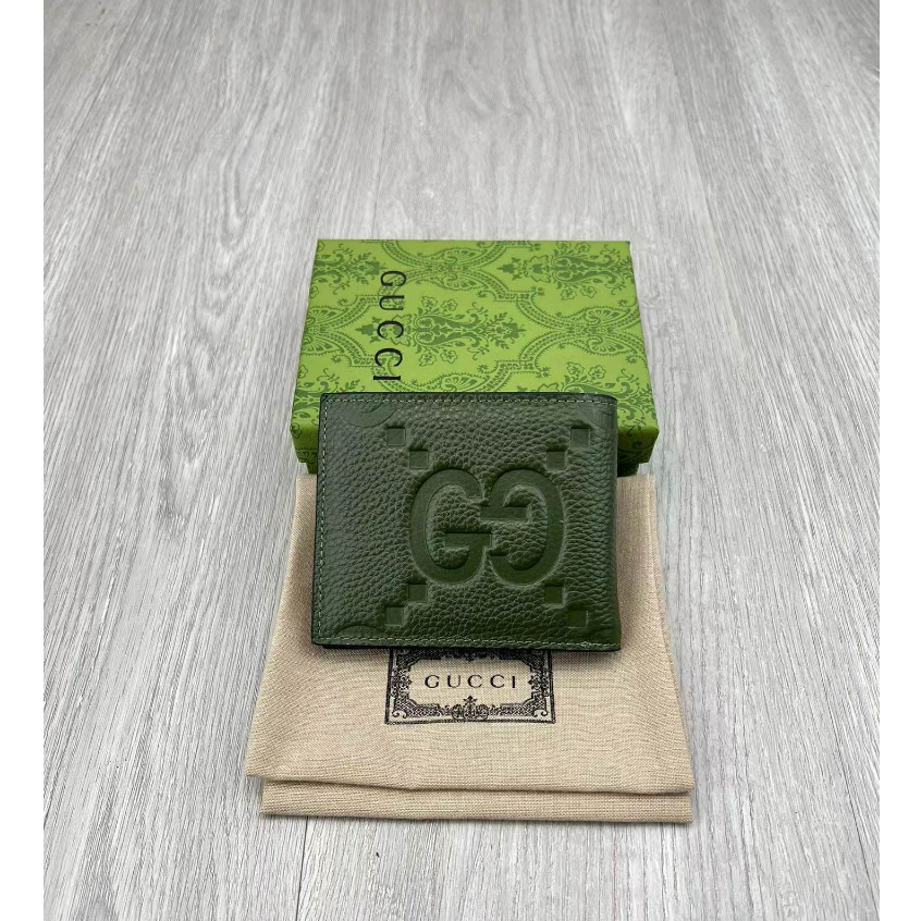 Ví gucci Chính Hãng 100% Màu Xanh Lá Đậm Phong Cách Doanh Nhân Thời Trang Cho Nam 739475 Hộp