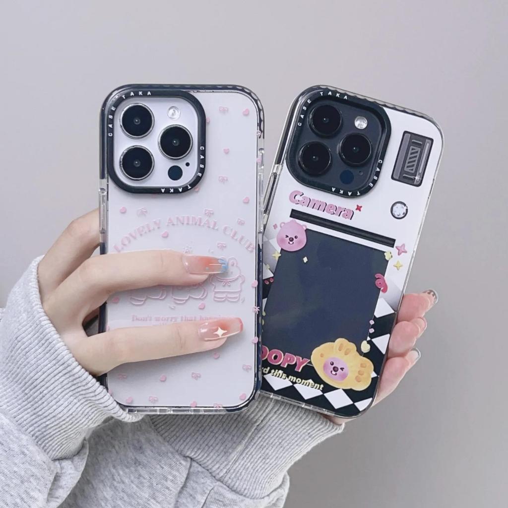 Ốp Điện Thoại tpu Mềm Chống Sốc Trong Suốt Màu laser In Hình Mèo Dễ Thương Cho iphone15 11 11 15pro