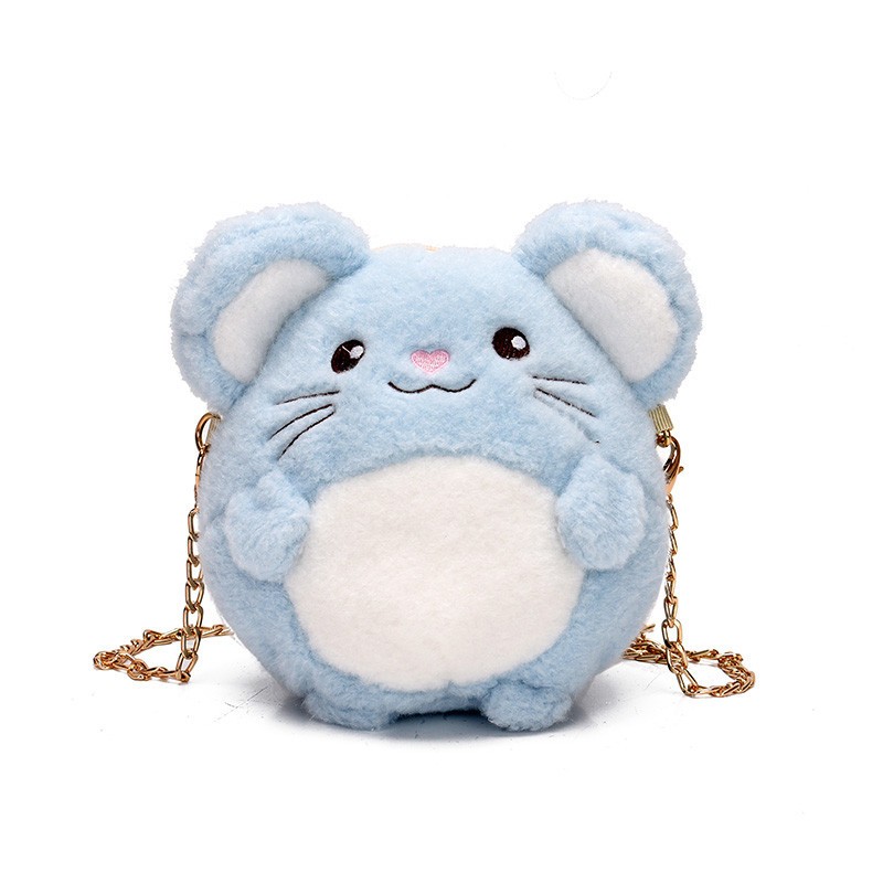 Moweikaidi Túi Đeo Chéo Hình Búp Bê Hoạt Hình Nhồi Bông Phong Cách lolita Hàn Quốc Dễ Thương Cho Nữ