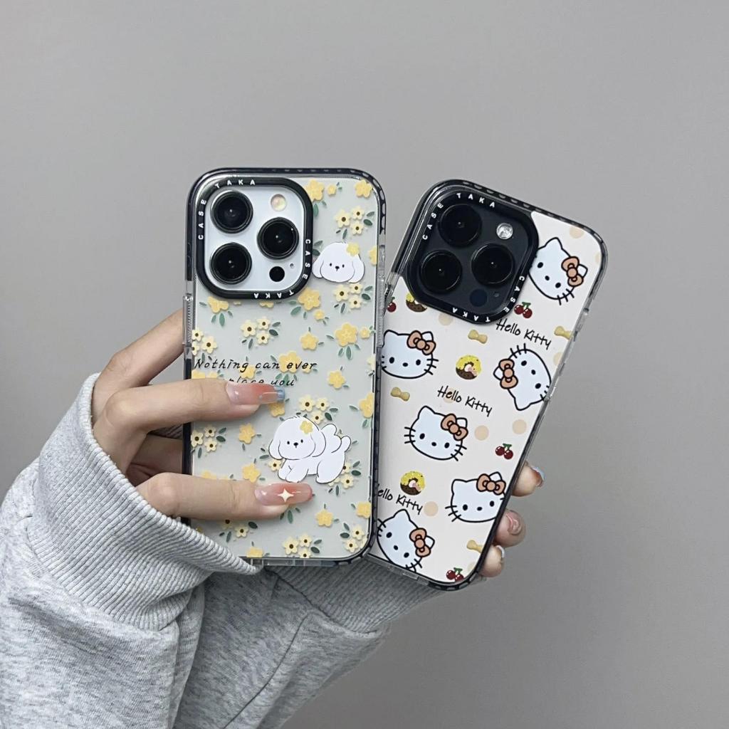 Ốp Điện Thoại tpu Mềm Chống Sốc Trong Suốt Màu laser In Hình Mèo Dễ Thương Cho iphone15 11 11 15pro