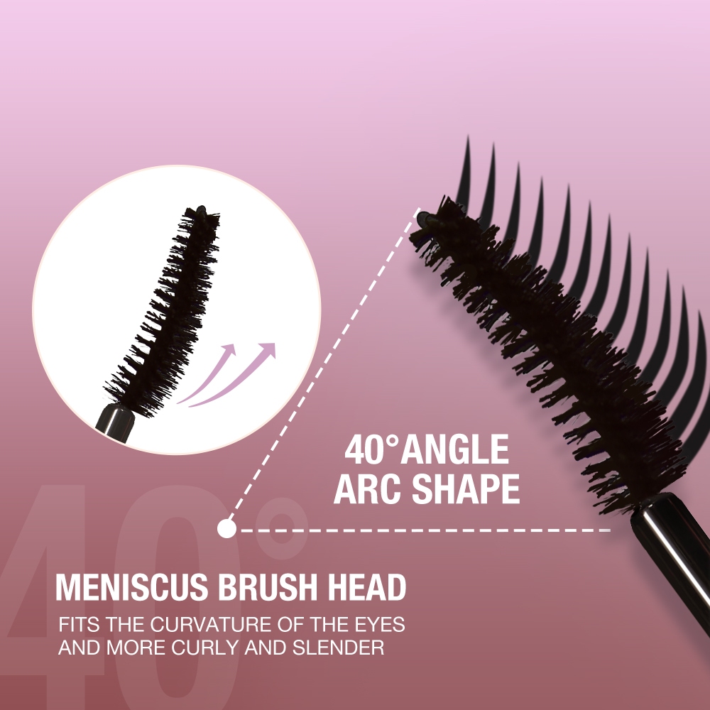 Mascara O.TWO.O phối sợi lụa 3D chống thấm nước lâu trôi kiểu dáng tiện dụng 27g