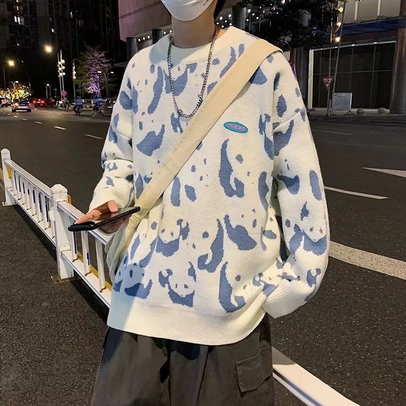 Áo sweater Dáng Rộng Phong Cách Nhật Bản Thời Trang Xuân Thu 2023