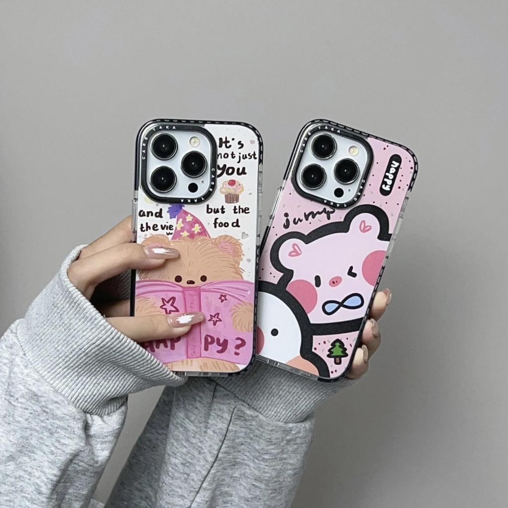 Ốp Điện Thoại tpu Mềm Chống Sốc Trong Suốt Màu laser In Hình Mèo Dễ Thương Cho iphone15 11 11 15pro