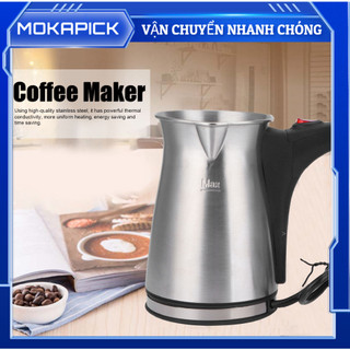 Nồi điện hâm nóng cà phê sữa / cà phê bằng thép không gỉ mokapick