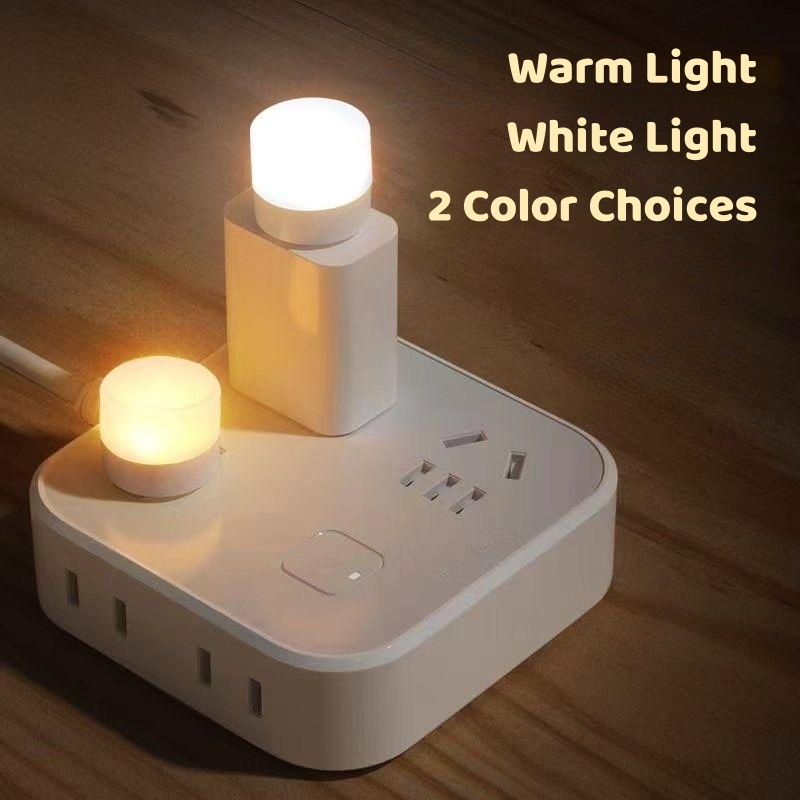 HOMFUL Đèn LED di động mini USB Night Light BEA303