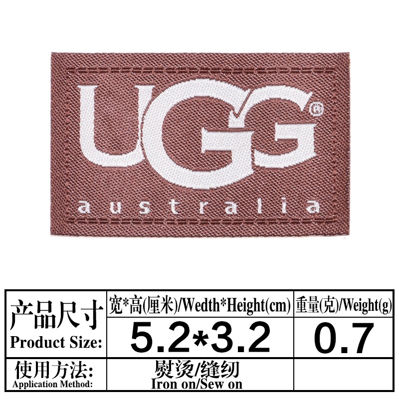 Thương Hiệu Sang Trọng Thêu Sắt Trên May Trên Miếng Dán Quần Áo Huy Hiệu Mũ Túi Quần Jean Mũ Dán