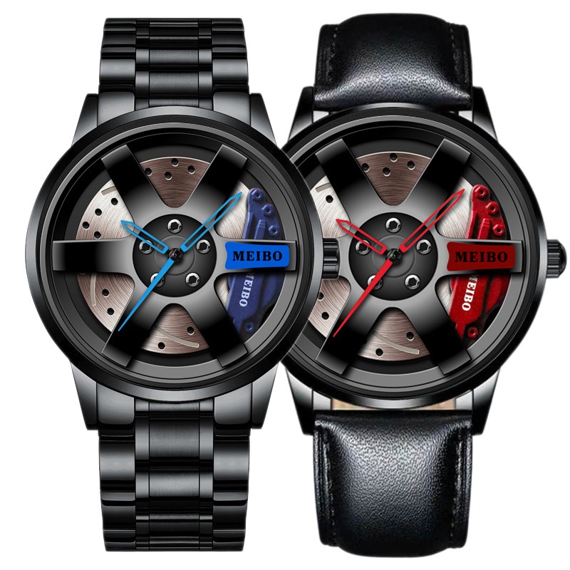 Thời Trang Đồng Hồ quartz Hình Bánh Xe Bằng Hợp Kim