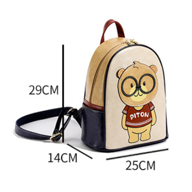 Thời Trang Ba Lô Đeo Vai Cỡ Lớn In Hình Gấu Dễ Thương