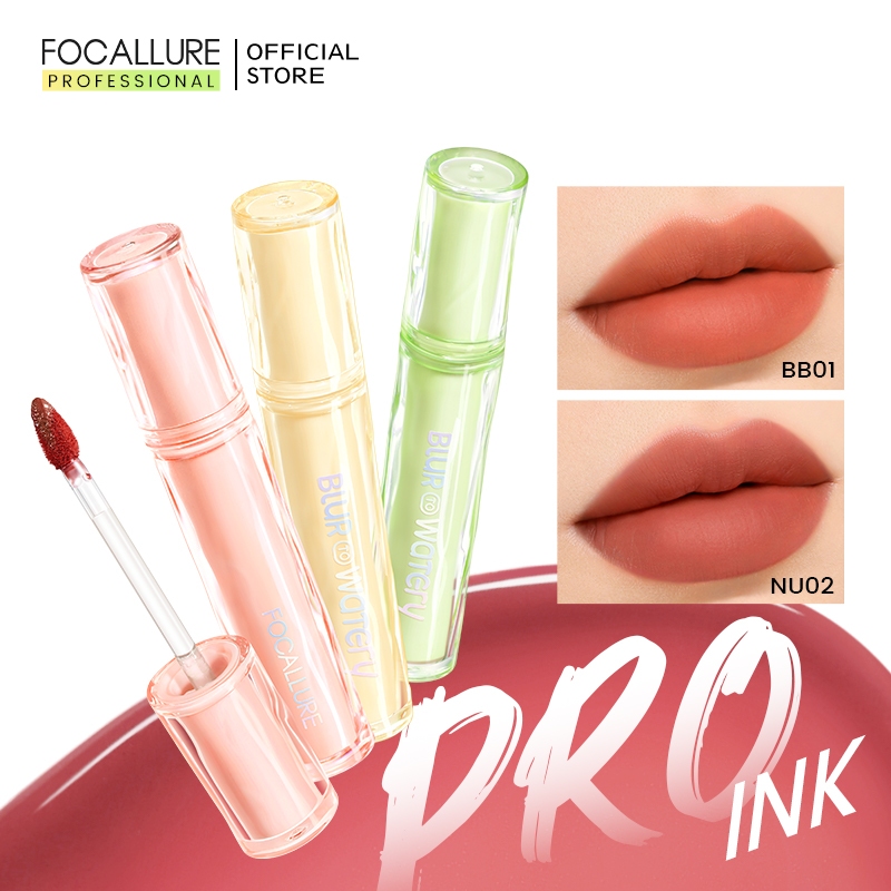 Focallure Son tint Dưỡng Ẩm Lâu Trôi Trọng Lượng Nhẹ 2g