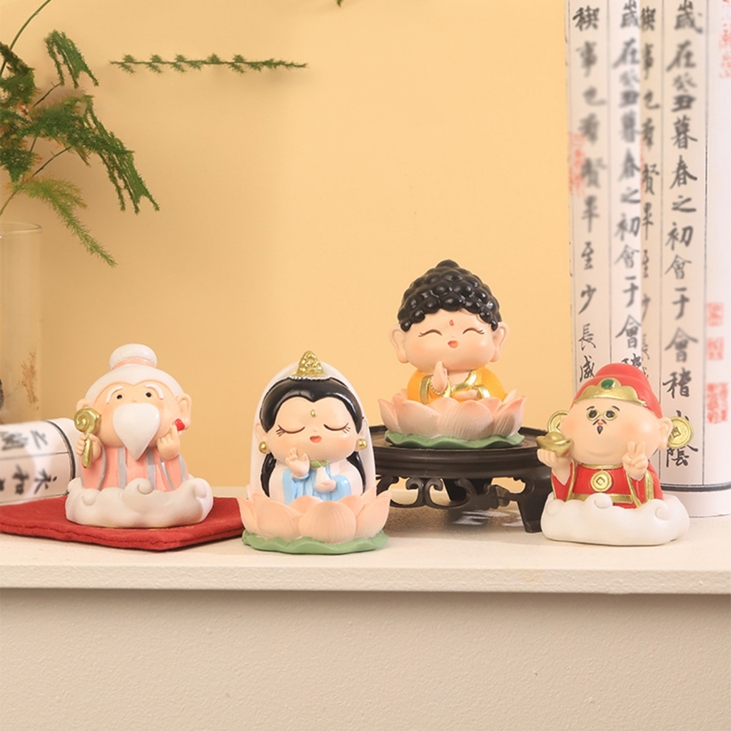 Dễ Thương Tượng Phật Nhỏ Để Bàn Trang Trí Nội Thất Xe Hơi Trang Trí Văn Phòng / Khách Sạn