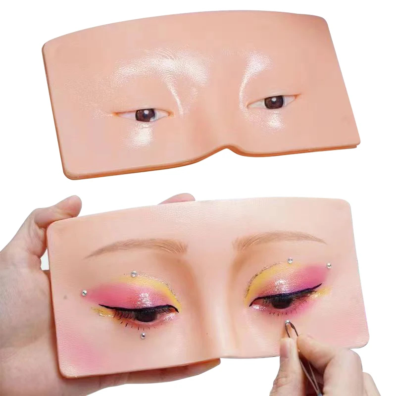 Bảng Tập Trang Điểm Lông Mi Bằng silicone Dành Cho Người Mới Bắt Đầu