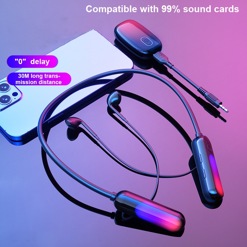 Tai Nghe Không Dây bluetooth 2.4g hifi Hai Chế Độ Kèm mic