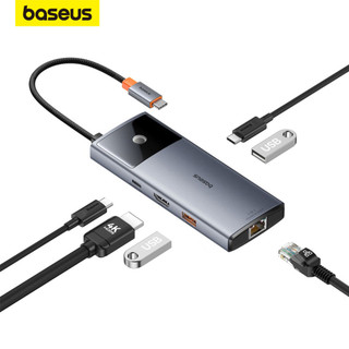 Baseus Bộ hub Chia Cổng usb Type-c Sang hdmi 4k @ 60hz pd100w 3.0 Bằng Kim Loại