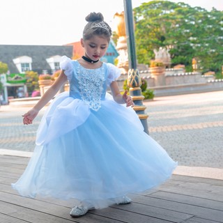 Đầm Hóa Trang Công Chúa elsa Cho Bé Gái 3-10 Tuổi