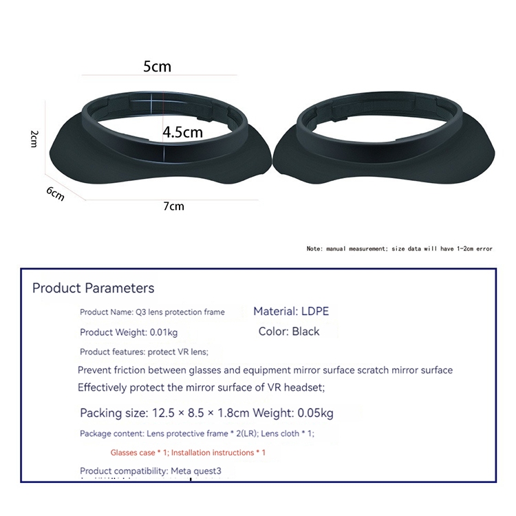 Tầm Nhìn Một Mảnh Chống Trầy Xước Cho meta quest 3