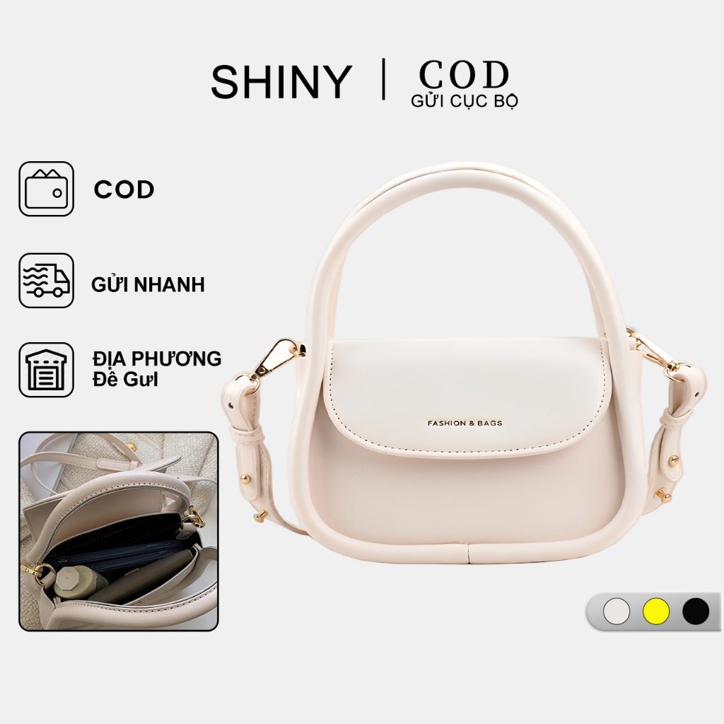 Túi Xách Nữ đẹp mới túi đeo chéo nhỏ Thời Trang thanh lịch hợp cao cấp hàn quốc túi xinh trắng Túi Xách Đeo Vai đi học túi đi tiệc da
