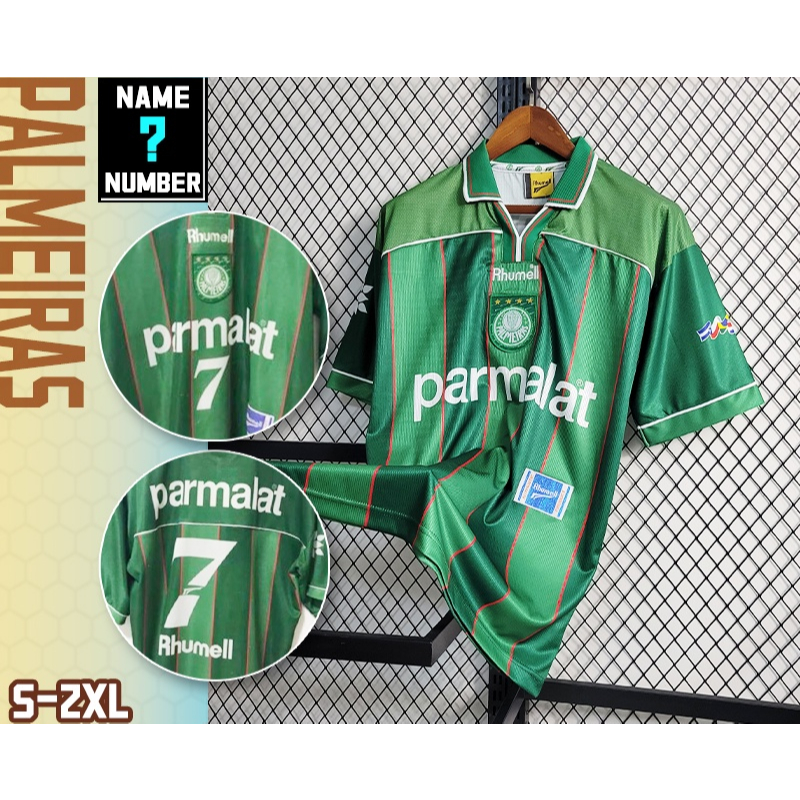 Áo Thun Bóng Đá Cổ Điển Mùa Giải Palmras 1999 Size S-2XL