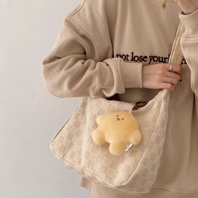 Túi Tote Đeo Vai Lớn Hình Vuông Nhỏ Đơn Giản Thời Trang AYW117