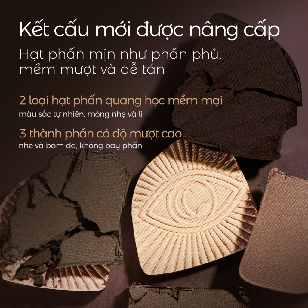 Phấn mắt CARSLAN 4 màu ánh nhũ trang điểm nhẹ nhàng cho nữ 5g