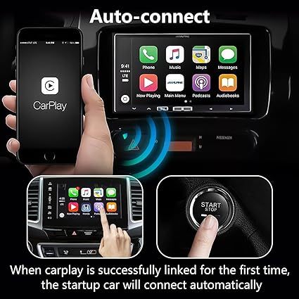 Bộ Điều Hợp Không Dây carplay carplay Không Dây Trên Điều Khiển Sóng carplay Cho iphone ios 10 +