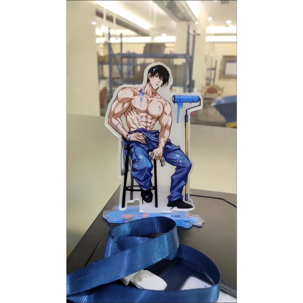 Bảng Hiệu Dạng Đứng Bằng acrylic In Chữ back to battle jujutsu kaisen Trang Trí Phòng