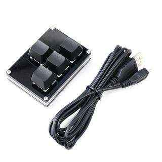Đen Bàn Phím Chơi game 4 Phím mini up / down / left / wasd axis