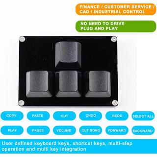 Đen Bàn Phím Chơi game 4 Phím mini up / down / left / wasd axis