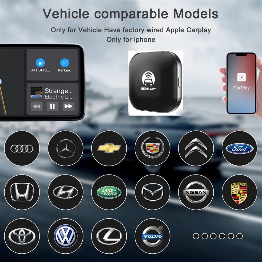 Bộ Điều Hợp Không Dây carplay carplay Không Dây Trên Điều Khiển Sóng carplay Cho iphone ios 10 +