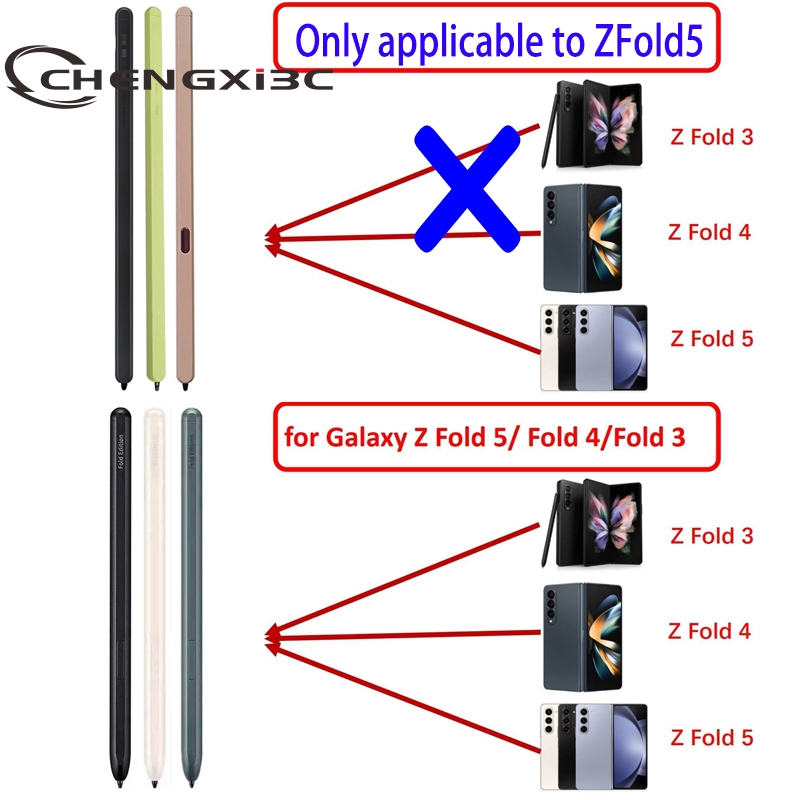 For Samsung Fold543 S Pen Bút Cảm Ứng Điện Dung Gấp Fold 4 / 3 pen Cho samsung galaxy z fold 5 Fold 4 Fold 3 S Pen