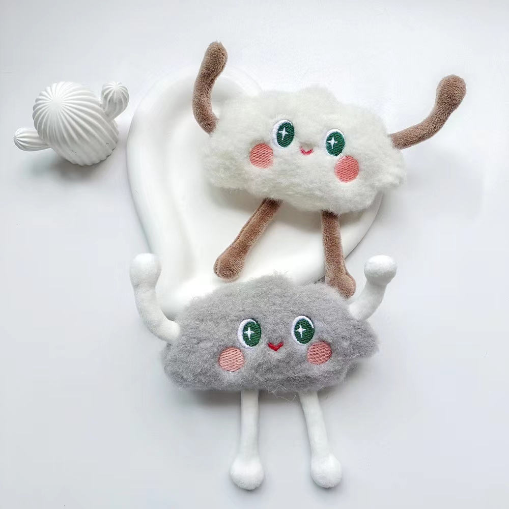 Huy Hiệu Cài Áo / Túi Xách Hình Hoạt Hình Bằng Lông Nhung Dễ Thương Xinh Xắn