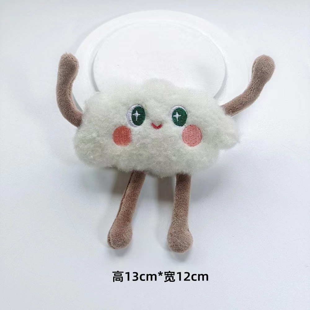 Huy Hiệu Cài Áo / Túi Xách Hình Hoạt Hình Bằng Lông Nhung Dễ Thương Xinh Xắn