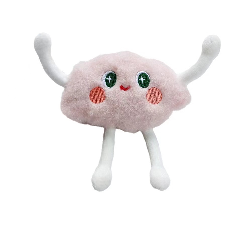 Huy Hiệu Cài Áo / Túi Xách Hình Hoạt Hình Bằng Lông Nhung Dễ Thương Xinh Xắn