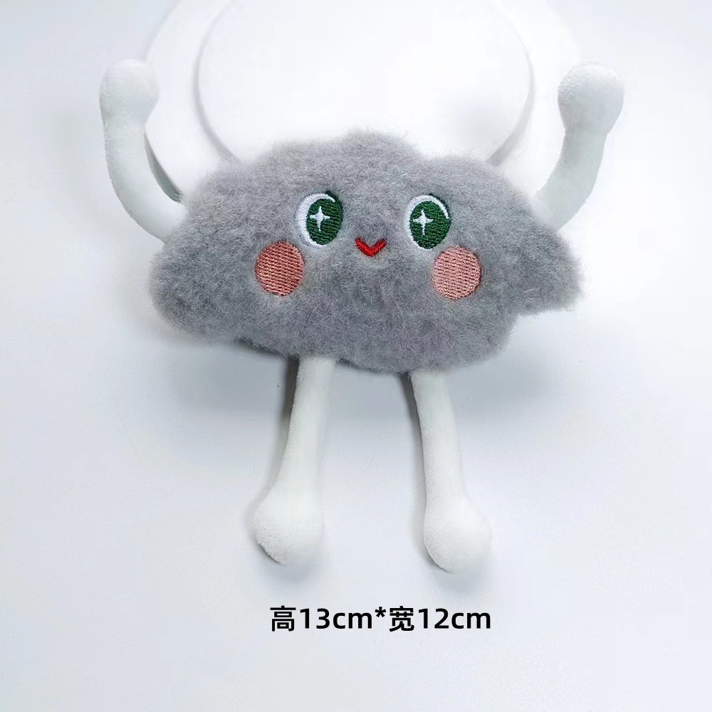 Huy Hiệu Cài Áo / Túi Xách Hình Hoạt Hình Bằng Lông Nhung Dễ Thương Xinh Xắn