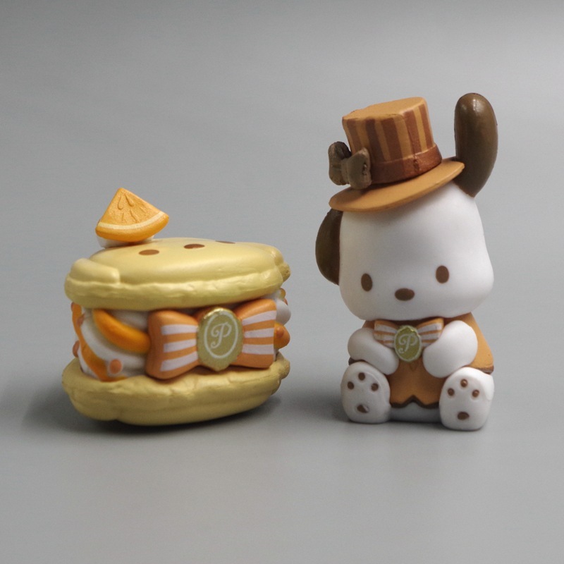 SANRIO Set 2 Mô Hình Mô Phỏng Nhân Vật Phim Hoạt Hình my melody kuromi pochacco Cinnamoroll 2.8-3.5cm