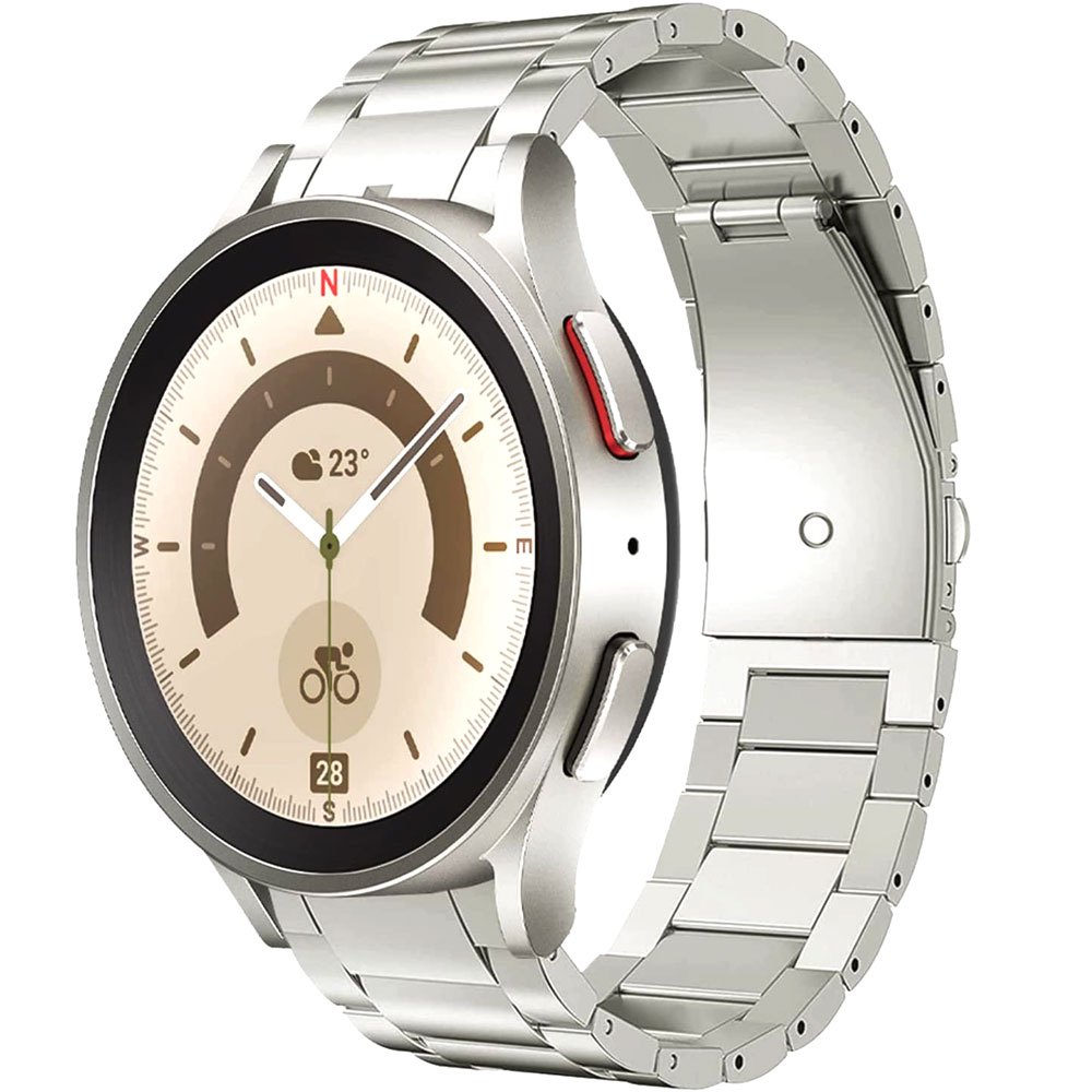 Dây Đeo Thay Thế Bằng Thép Không Gỉ Cho Đồng Hồ Thông Minh Samsung Galaxy Watch 4 5 5pro 45mm 4 / 5 /6 44mm 40mm Classic 46mm 42mm