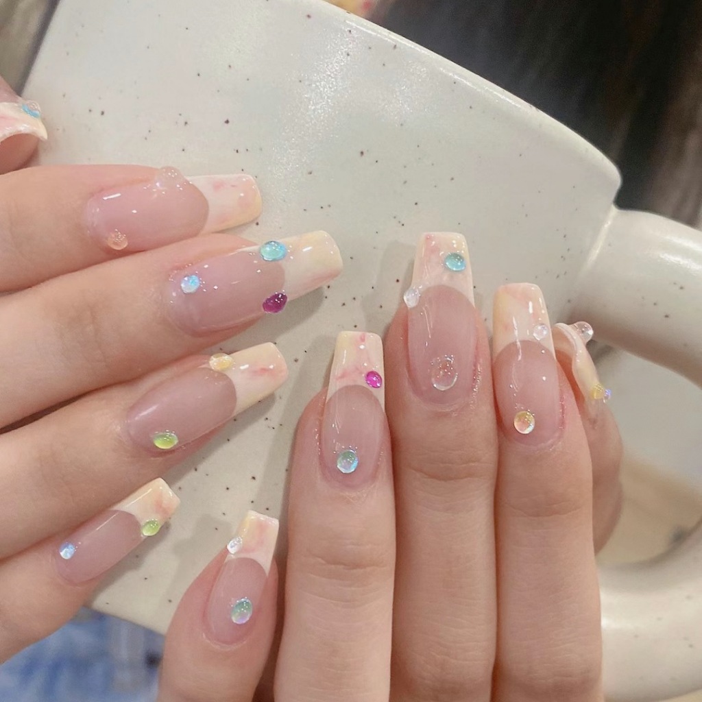 Bộ 6 Hộp Đá Đính Trang Trí Móng Tay Nghệ Thuật